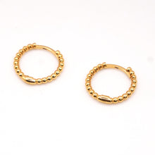 22k Gold Hoop Earrings