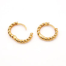 22k Gold Hoop Earrings
