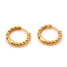 22k Gold Hoop Earrings