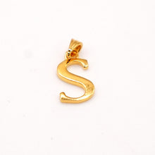 22k Gold Letter Pendant (S)