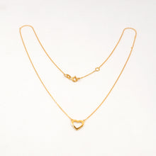 22K Gold Necklace with Heart