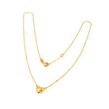 22K Gold Necklace with Heart