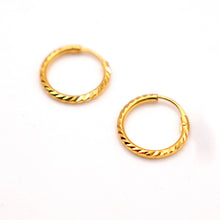 22k Gold Hoop Earrings
