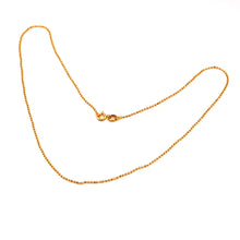 22k Gold Ball Designer Style Chain