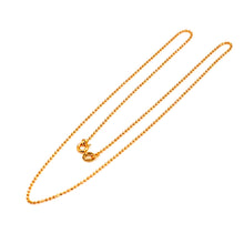 22k Gold Ball Designer Style Chain