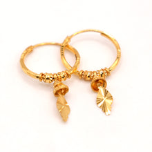 22K Gold Hoop Earrings
