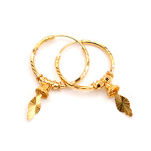 22K Gold Hoop Earrings