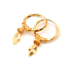 22K Gold Hoop Earrings