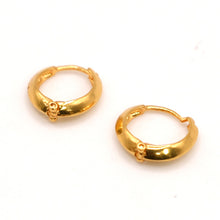 22K Gold Hoop Earrings