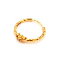 22K Gold Hoop Earrings