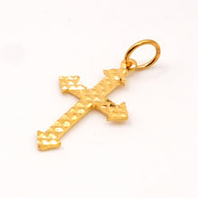22k Gold Cross Pendant