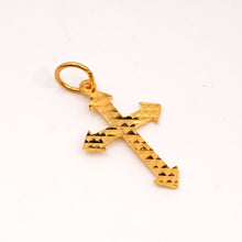 22k Gold Cross Pendant