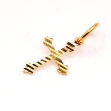 22k Gold Cross Pendant