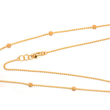 22K Gold Ball Chain