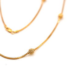 22K Gold Ball Chain