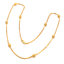 22K Gold Ball Chain