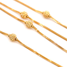 22K Gold Ball Chain