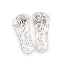Silver Paduka Sandals