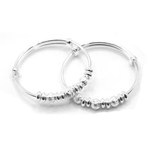 Silver Baby Ball Bangles