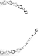 925 Silver Heart Bracelet