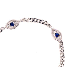 925 Silver Evil Eye Bracelet