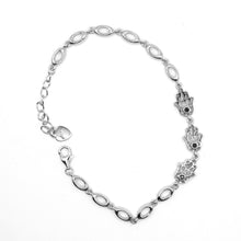 925 Silver Hamsa Bracelet