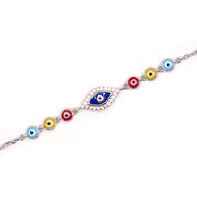 925 Silver Evil Eye Bracelet