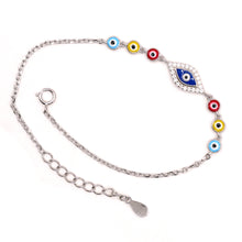 925 Silver Evil Eye Bracelet