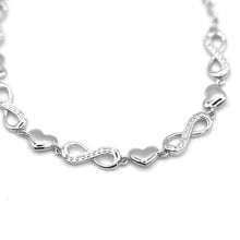925 Silver Infinity Bracelet