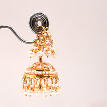 22K Gold Pearl Jhumki