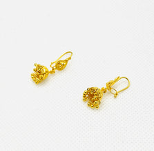 22K Gold Jhumka Style Earrings