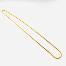 22K Gold Round Foxtail Chain