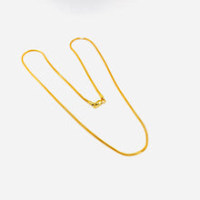 22K Gold Round Foxtail Chain