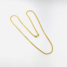 22K Gold Round Foxtail Chain