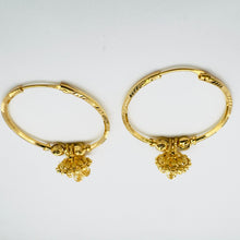 22K Gold Jhumki - Hoop Earrings