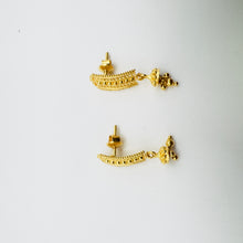 22K Gold Traditional Drop Studs