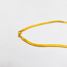 21k Gold Flat Snake Bracelet