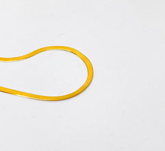 21k Gold Flat Snake Bracelet