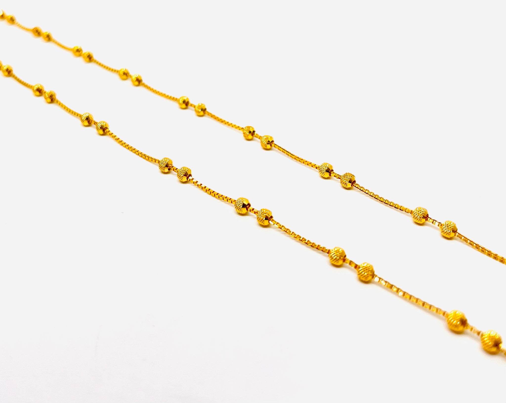 22k Gold Anklet (PAIR)