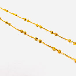 22k Gold Anklet (PAIR)