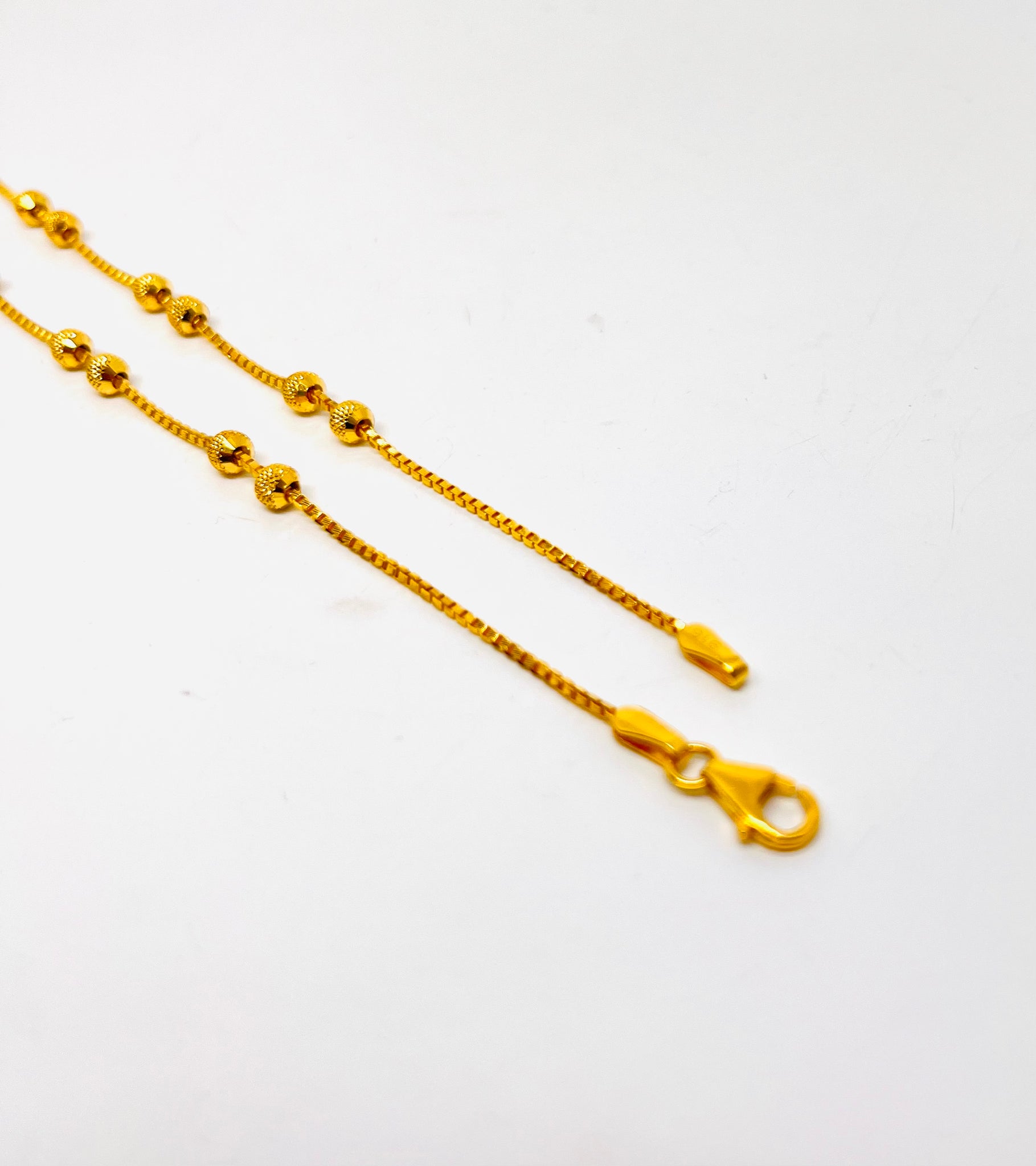 22k Gold Anklet (PAIR)