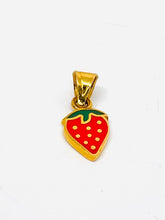 22k Gold Designer Strawberry Pendent