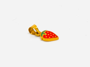 22k Gold Designer Strawberry Pendent