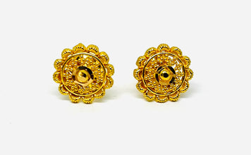 22k Gold Traditional Studs