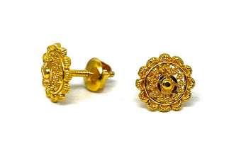 22k Gold Traditional Studs