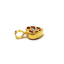 22k Gold Evil Eye Pendant