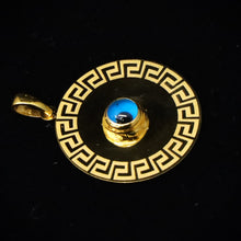 22k Gold Evil Eye Pendant