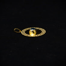 22k Gold Evil Eye Pendant
