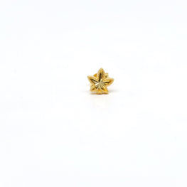 21K Gold "Leaf" Designer Studs