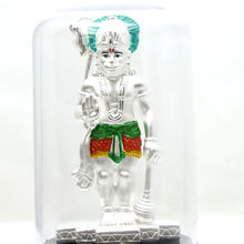 999 Silver Lord Hanuman Murti in Case